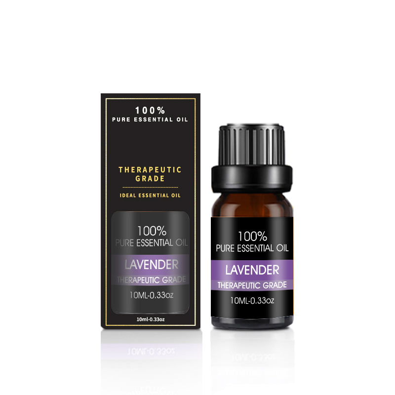 10 ml essential oil bottle next to a diffuser